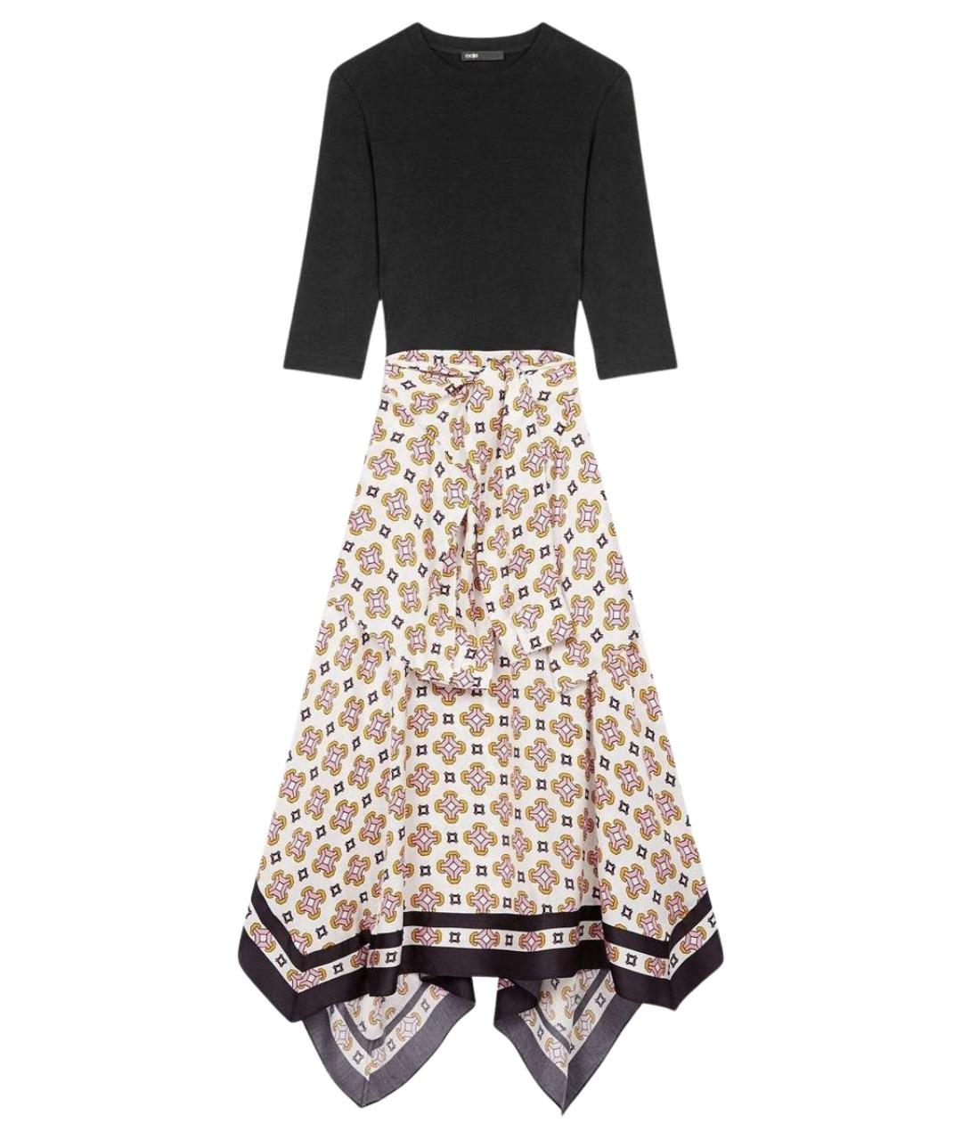 MAJE Мульти вискозное повседневное платье, фото 1