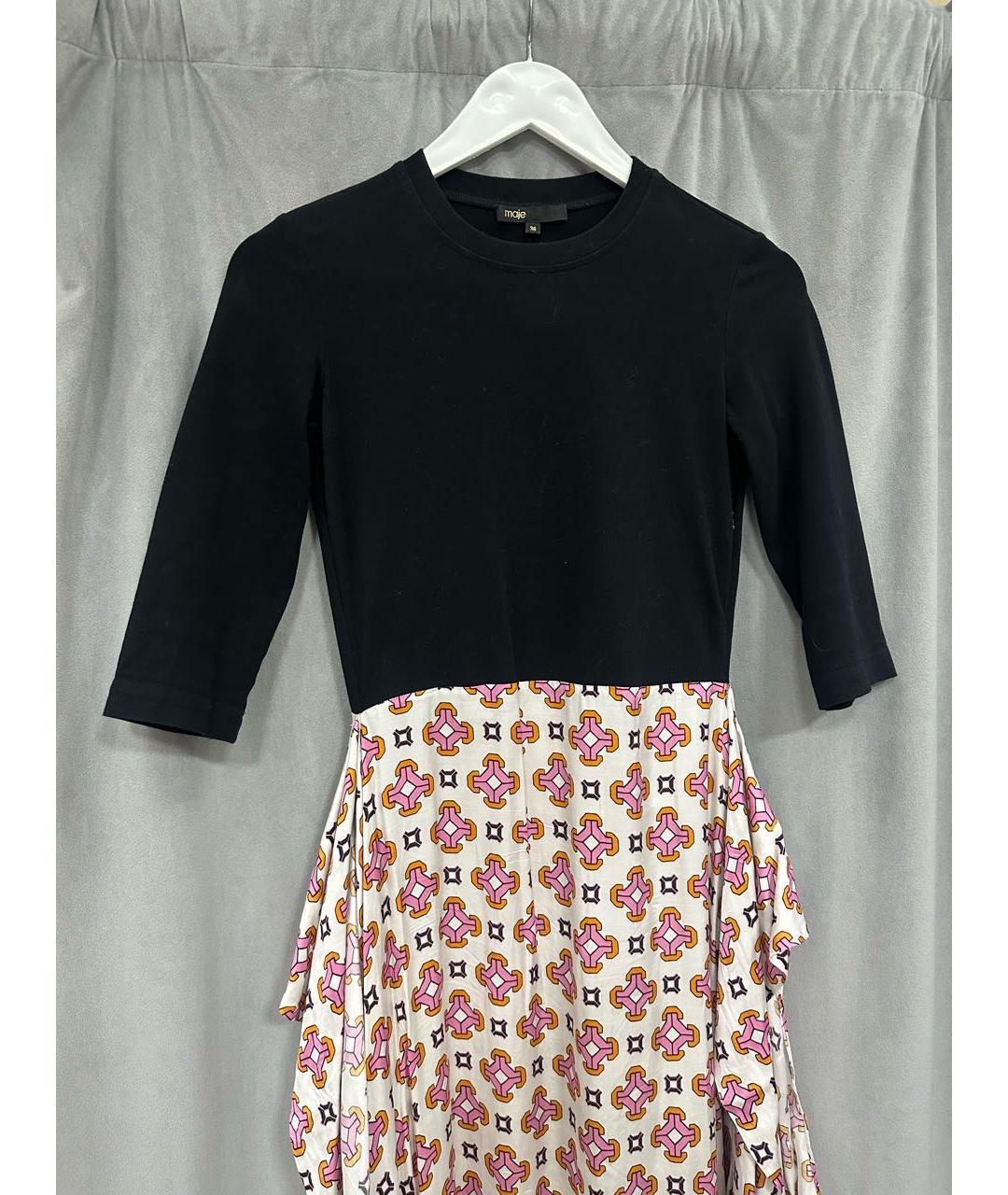 MAJE Мульти вискозное повседневное платье, фото 3