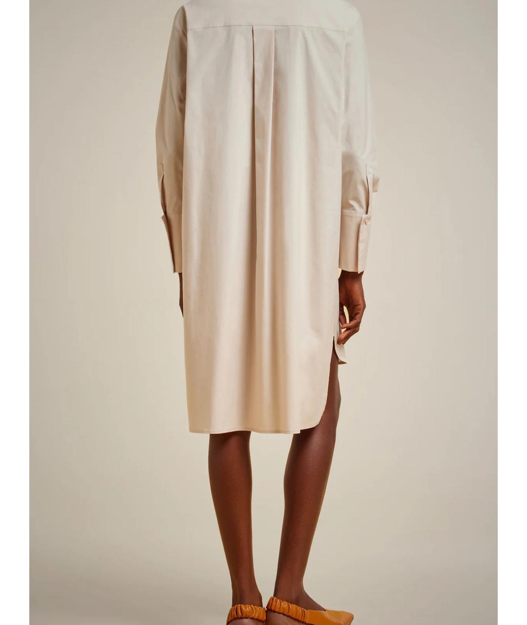 LIVIANA CONTI Бежевая хлопковая рубашка, фото 3