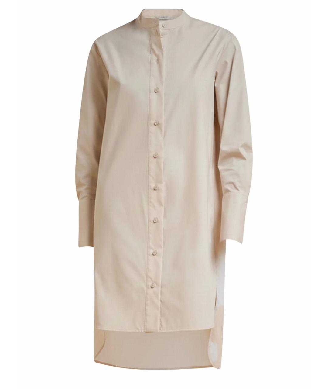 LIVIANA CONTI Бежевая хлопковая рубашка, фото 1