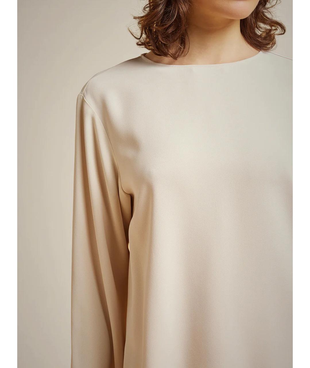 LIVIANA CONTI Коричневая вискозная блузы, фото 2