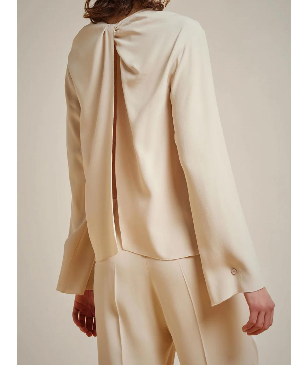 LIVIANA CONTI Коричневая вискозная блузы, фото 3