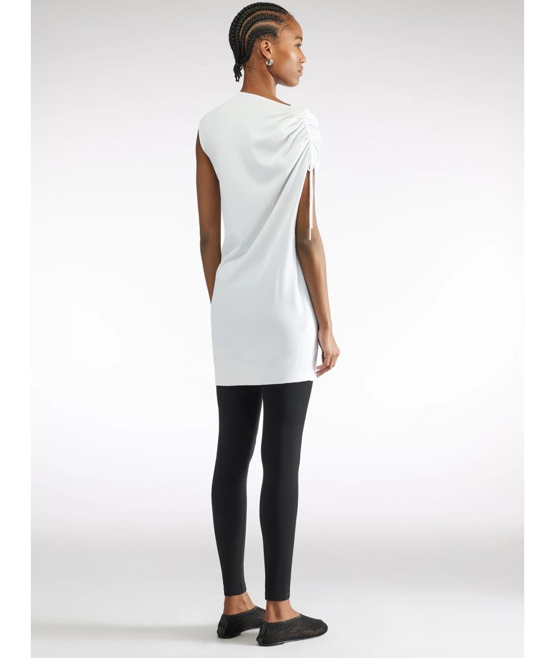 LIVIANA CONTI Белая вискозная туника, фото 2