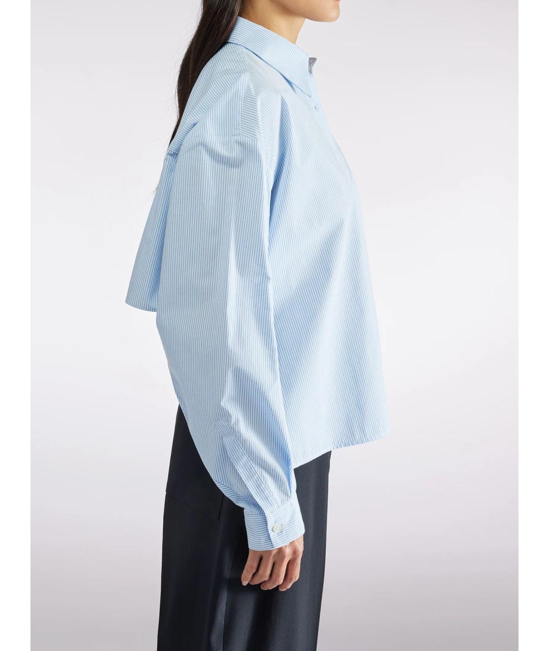 LIVIANA CONTI Голубая хлопковая рубашка, фото 2