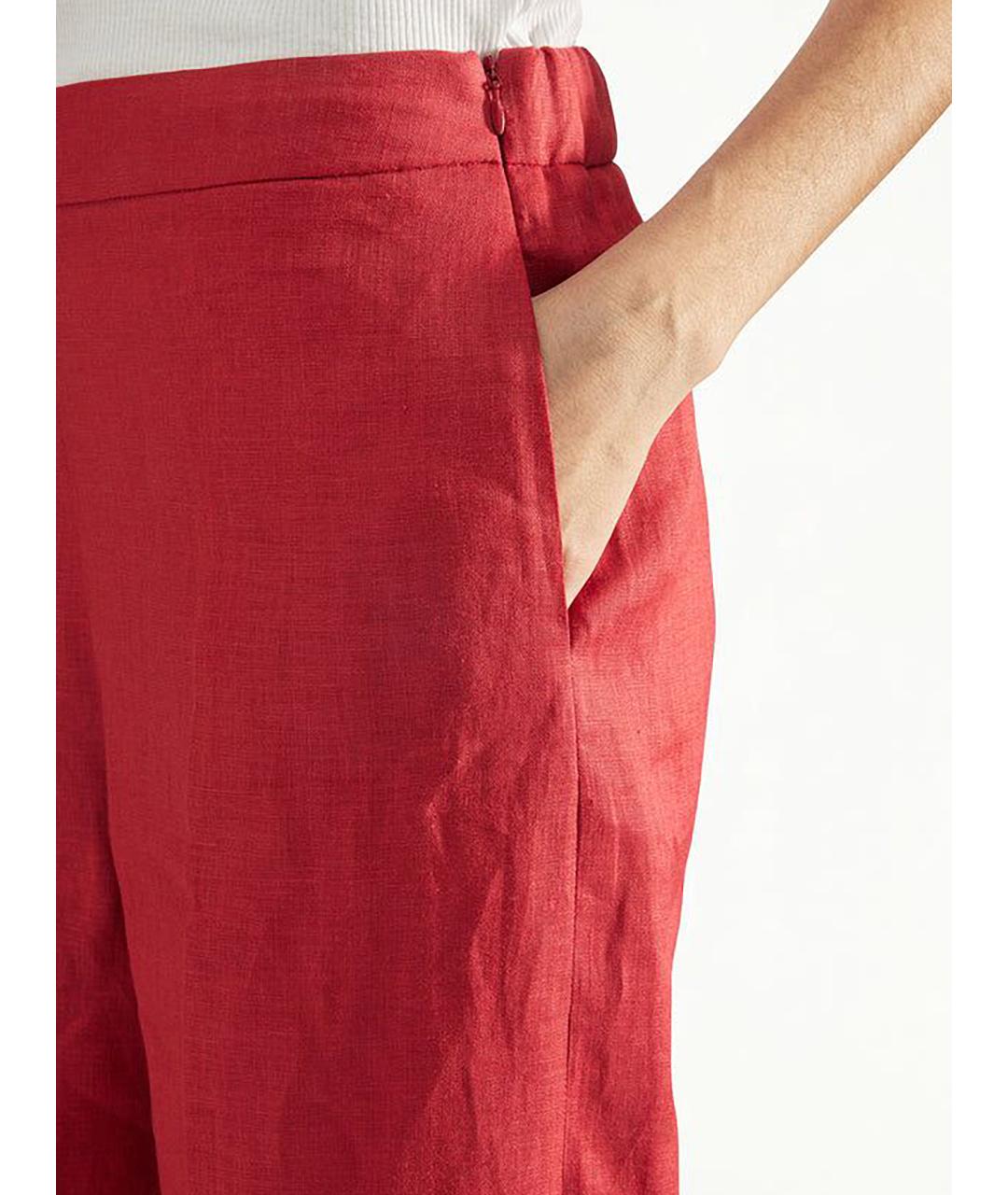 LIVIANA CONTI Льняные брюки широкие, фото 4