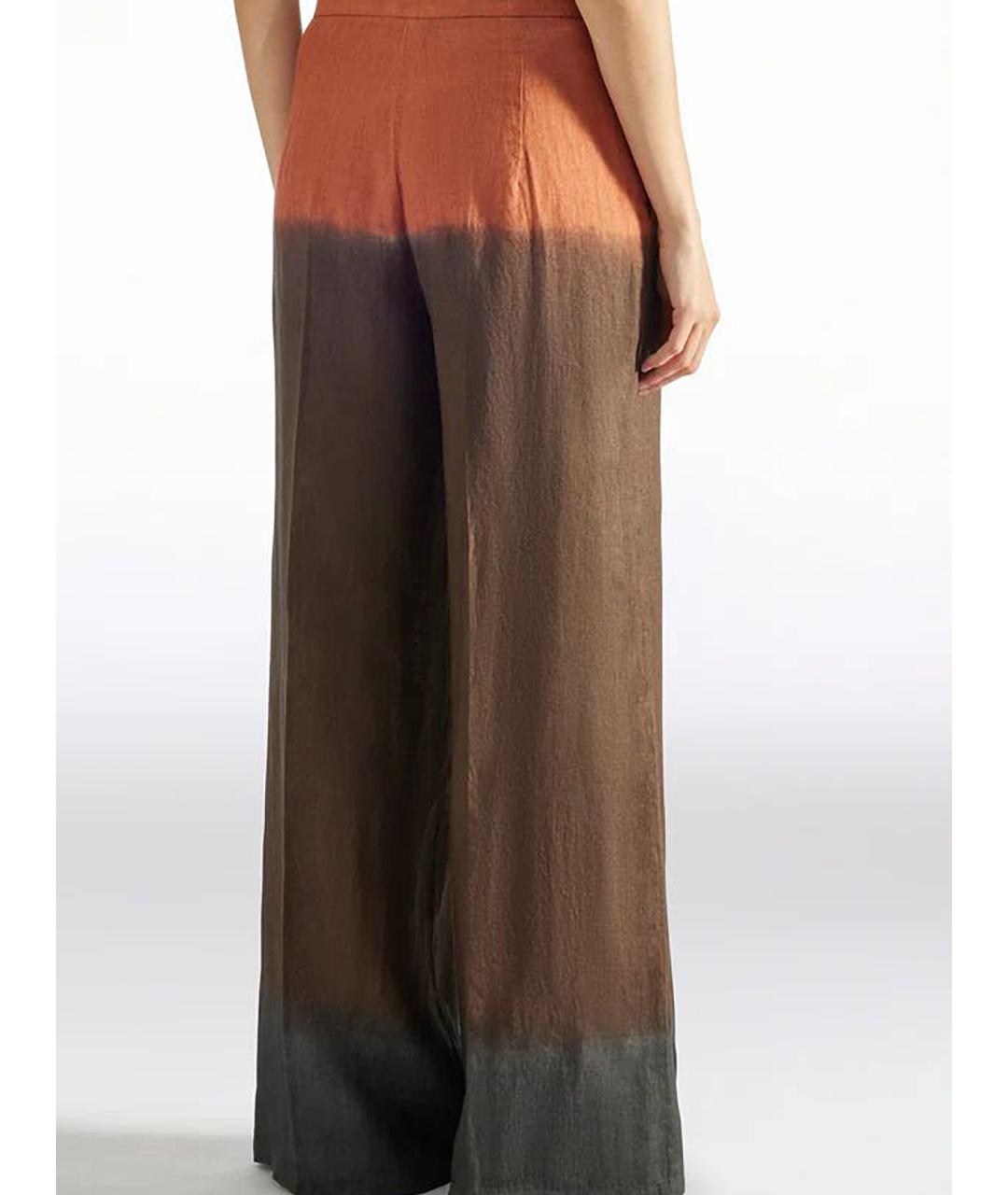 LIVIANA CONTI Мульти льняные брюки широкие, фото 3