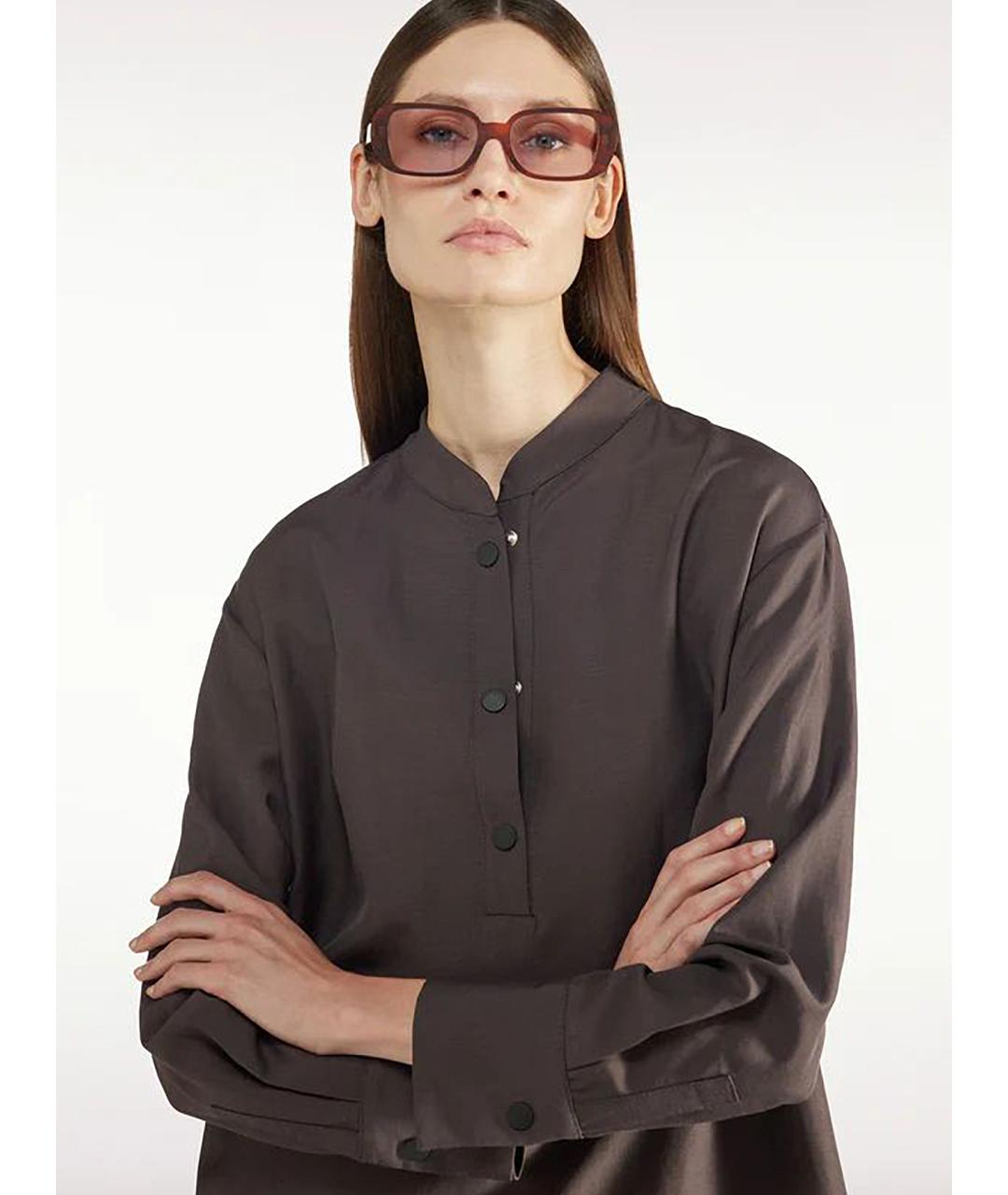 LIVIANA CONTI Бежевое вискозное повседневное платье, фото 3