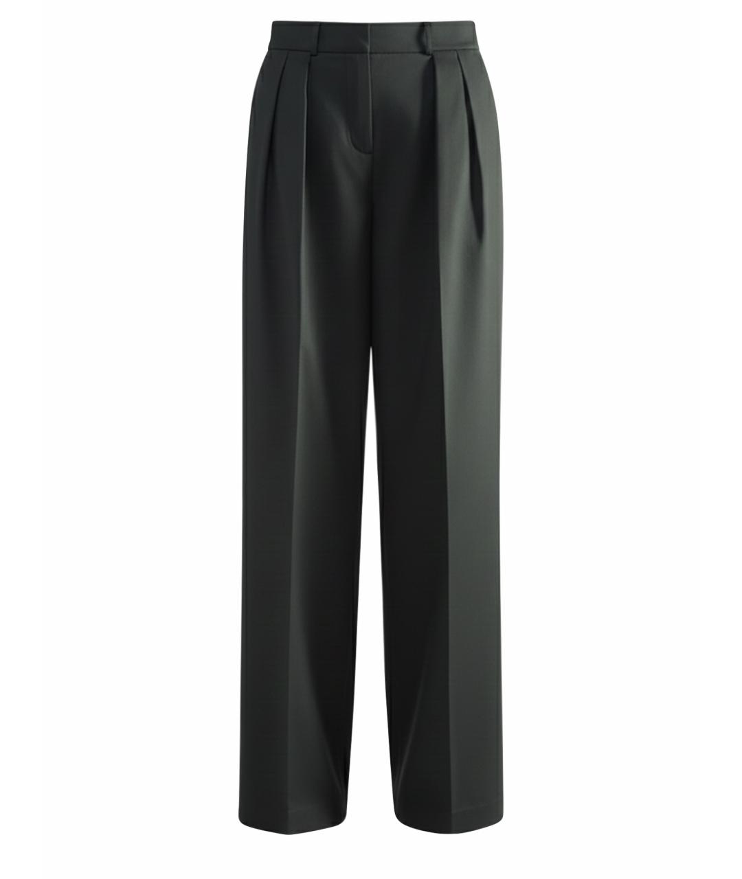 LIVIANA CONTI Черные хлопковые брюки широкие, фото 1