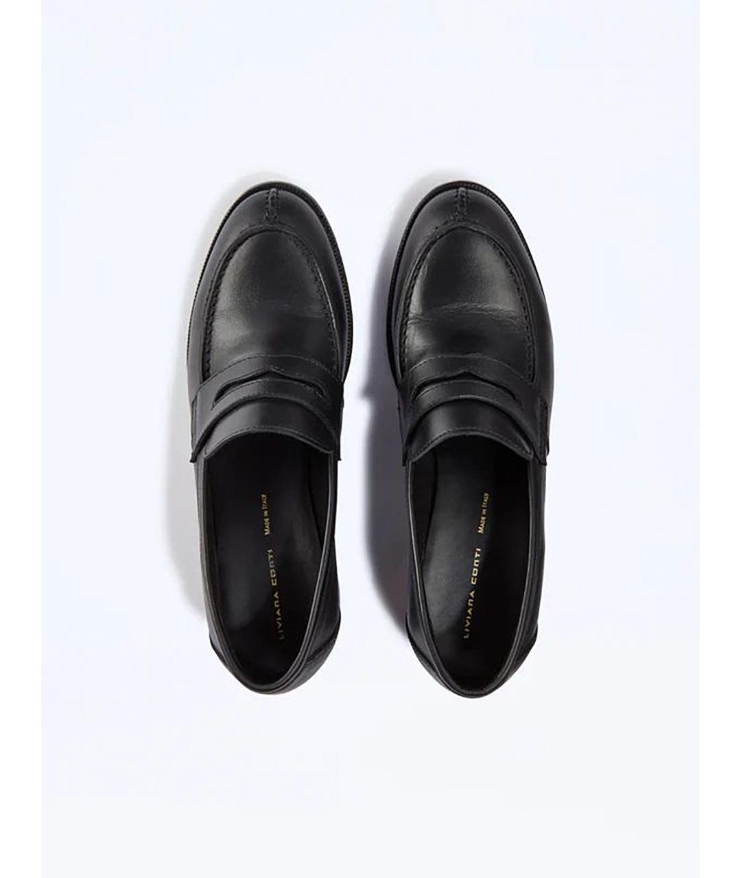 LIVIANA CONTI Черные кожаные туфли, фото 3