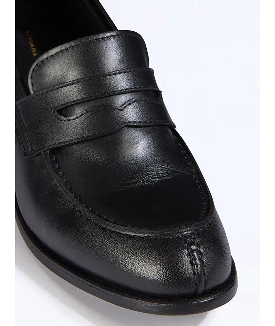 LIVIANA CONTI Черные кожаные туфли, фото 4