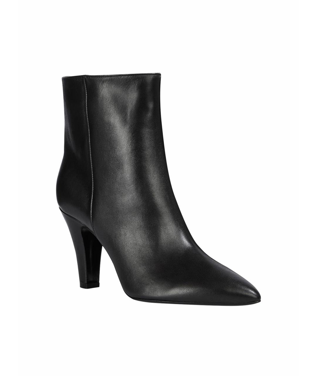 LIVIANA CONTI Черные кожаные ботинки, фото 1