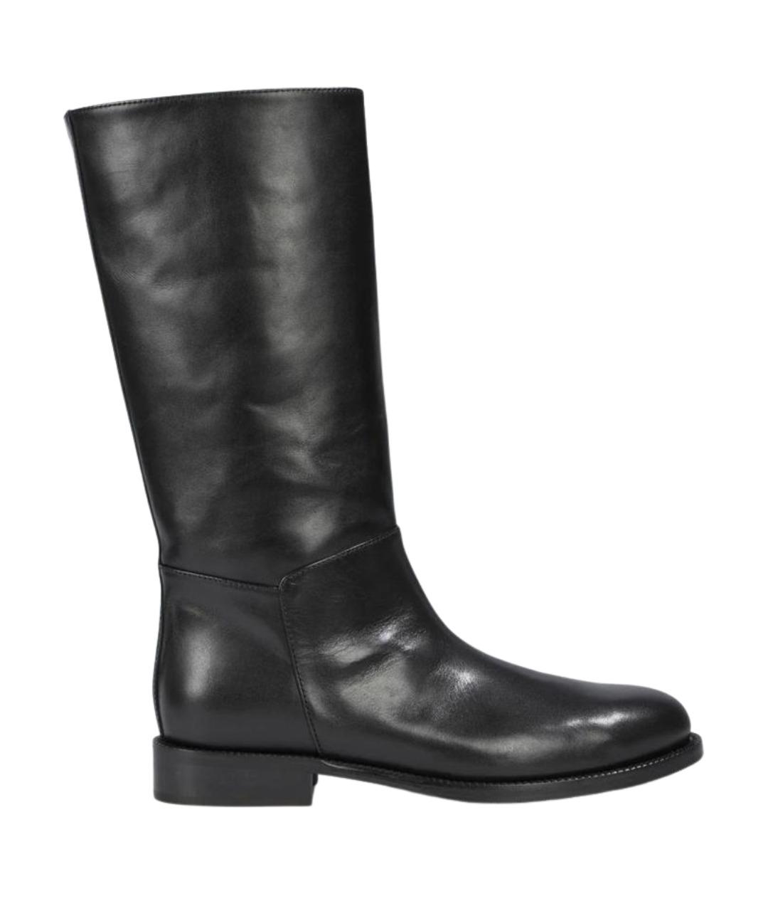 LIVIANA CONTI Черные кожаные сапоги, фото 1