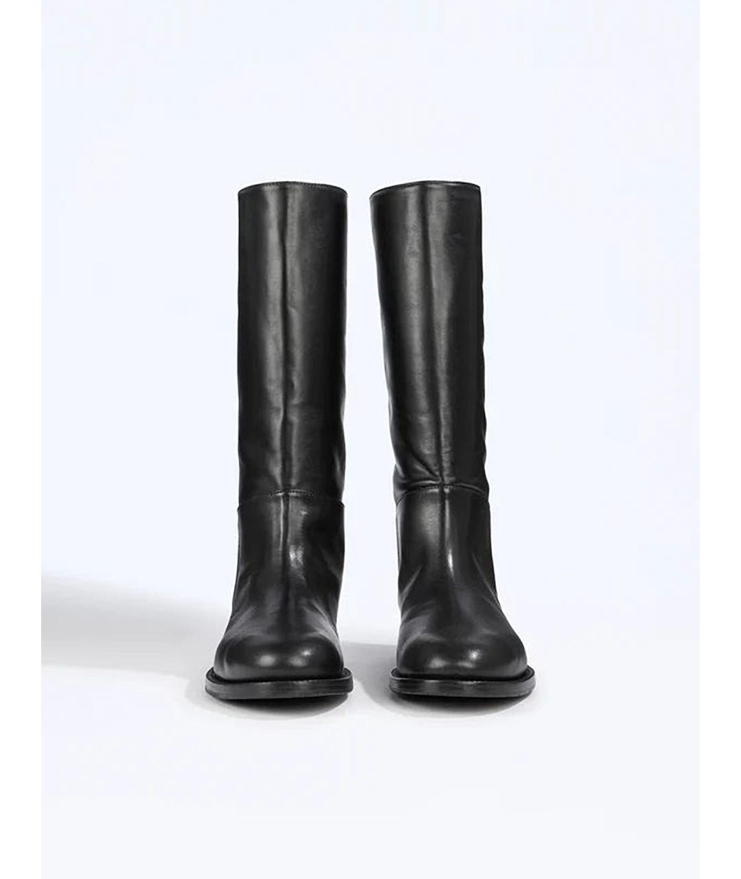 LIVIANA CONTI Черные кожаные сапоги, фото 3