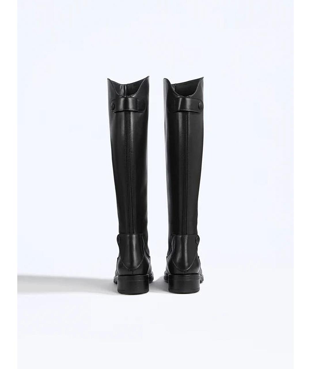 LIVIANA CONTI Черные кожаные сапоги, фото 4