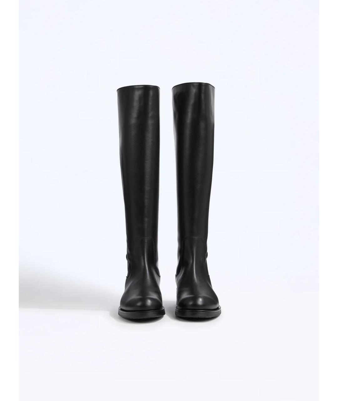 LIVIANA CONTI Черные кожаные сапоги, фото 3