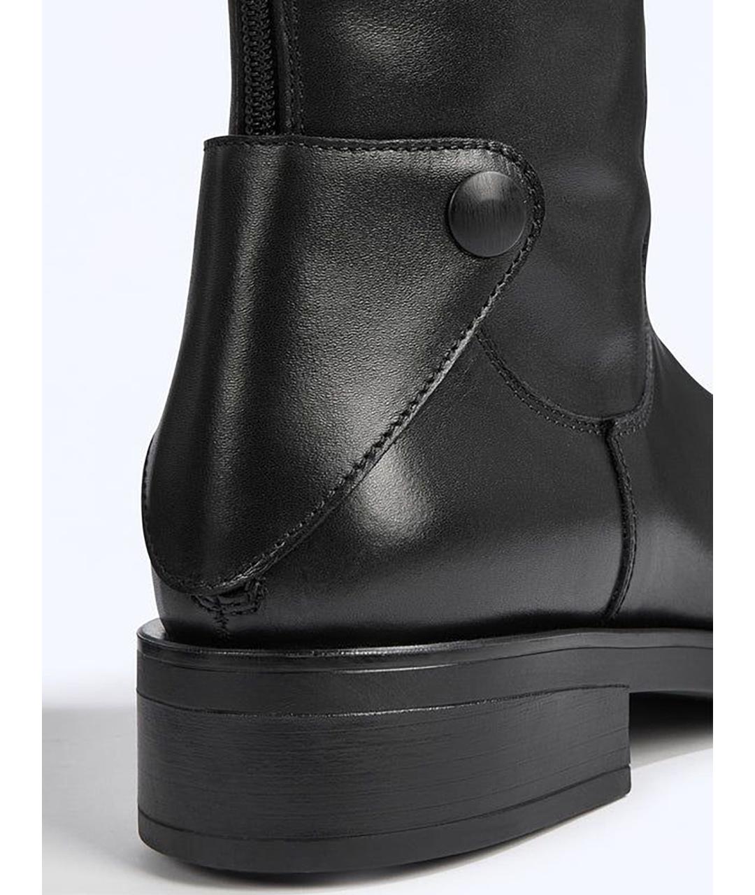 LIVIANA CONTI Черные кожаные сапоги, фото 5