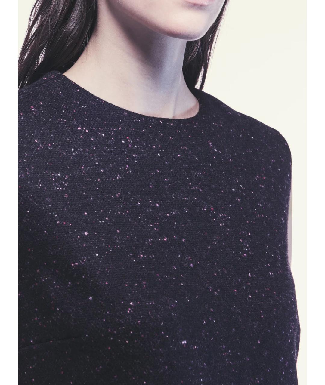 LIVIANA CONTI Черное кашемировое платье, фото 3