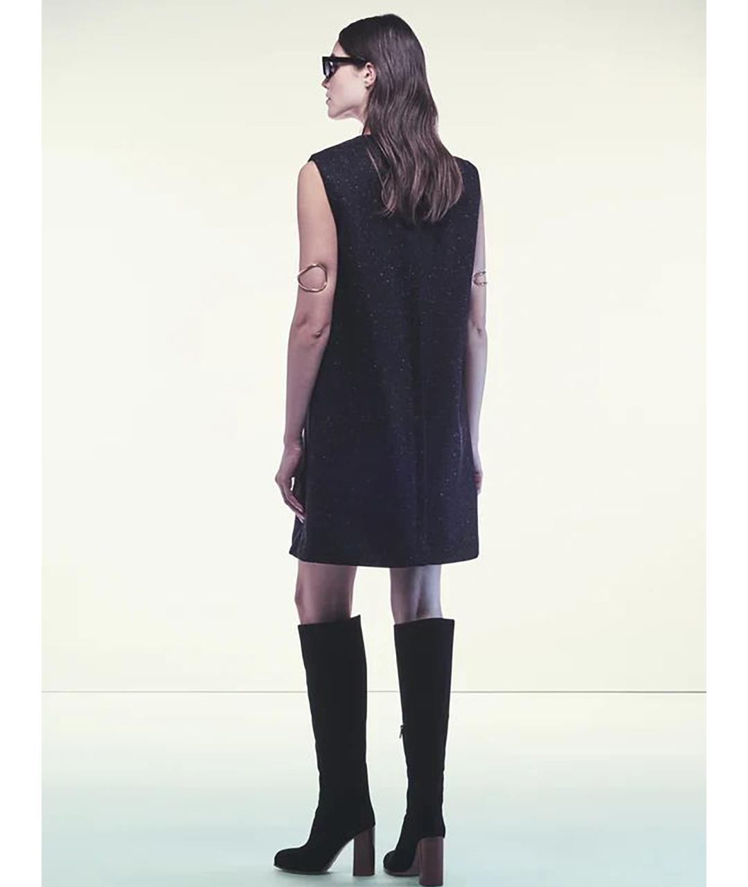 LIVIANA CONTI Черное кашемировое платье, фото 2