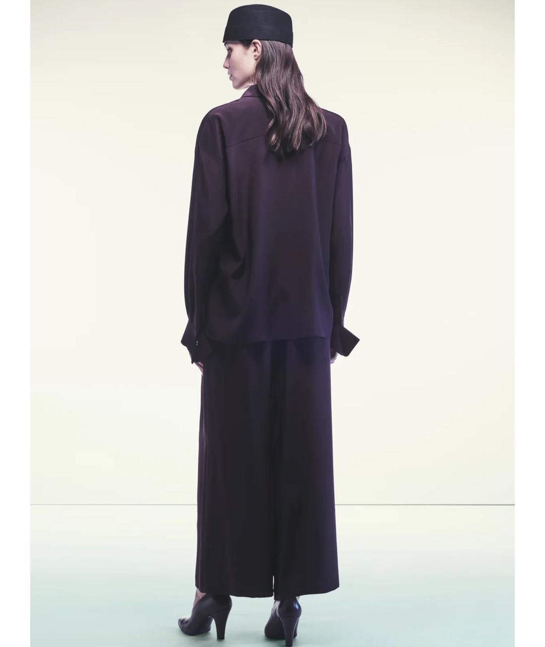 LIVIANA CONTI Фиолетовая шелковая рубашка, фото 2