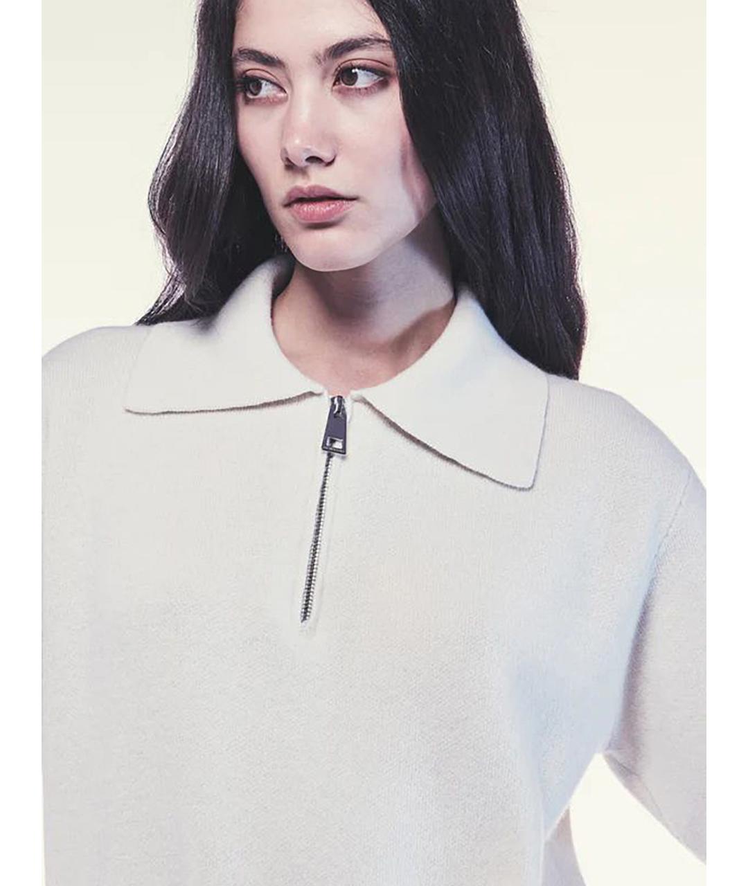 LIVIANA CONTI Бежевый кашемировый джемпер / свитер, фото 5