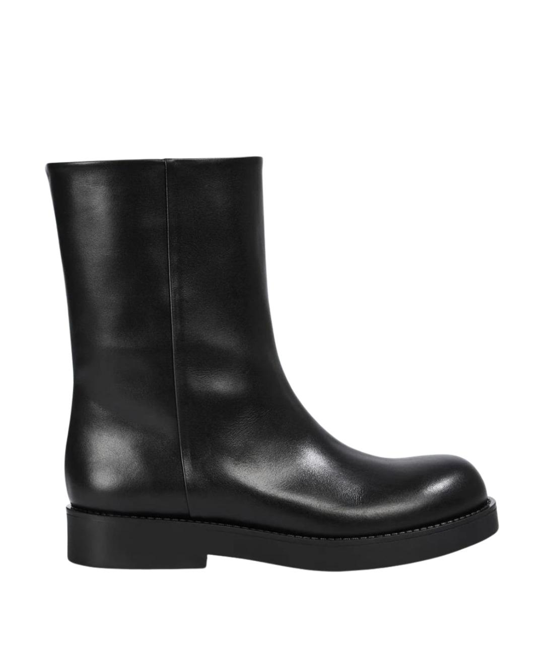 LIVIANA CONTI Черные кожаные ботинки, фото 1