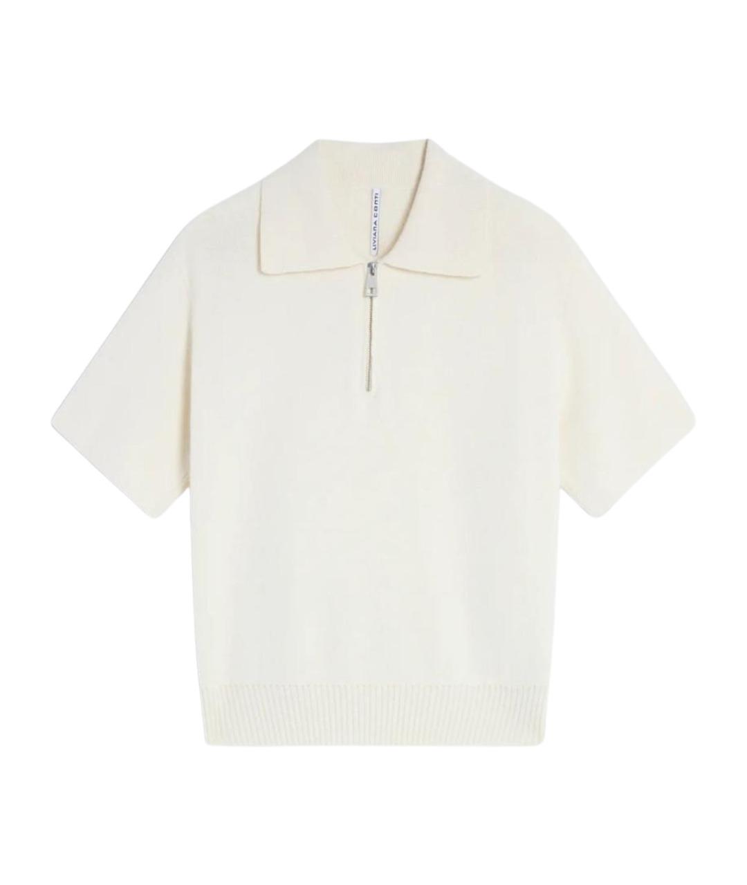 LIVIANA CONTI Бежевый кашемировый джемпер / свитер, фото 1