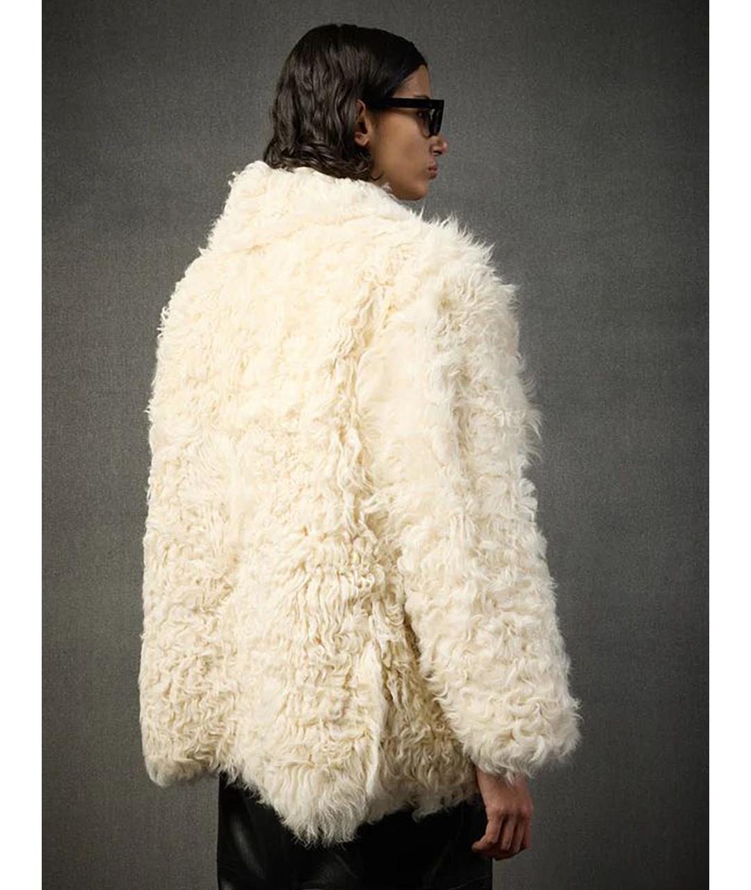 LIVIANA CONTI Бежевая шуба, фото 4