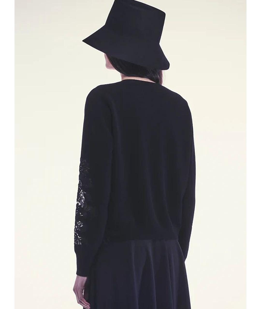 LIVIANA CONTI Черный шерстяной джемпер / свитер, фото 4