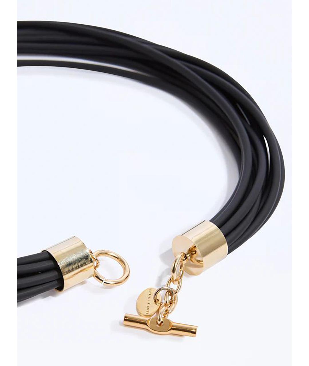 LIVIANA CONTI Черное латунное колье, фото 3