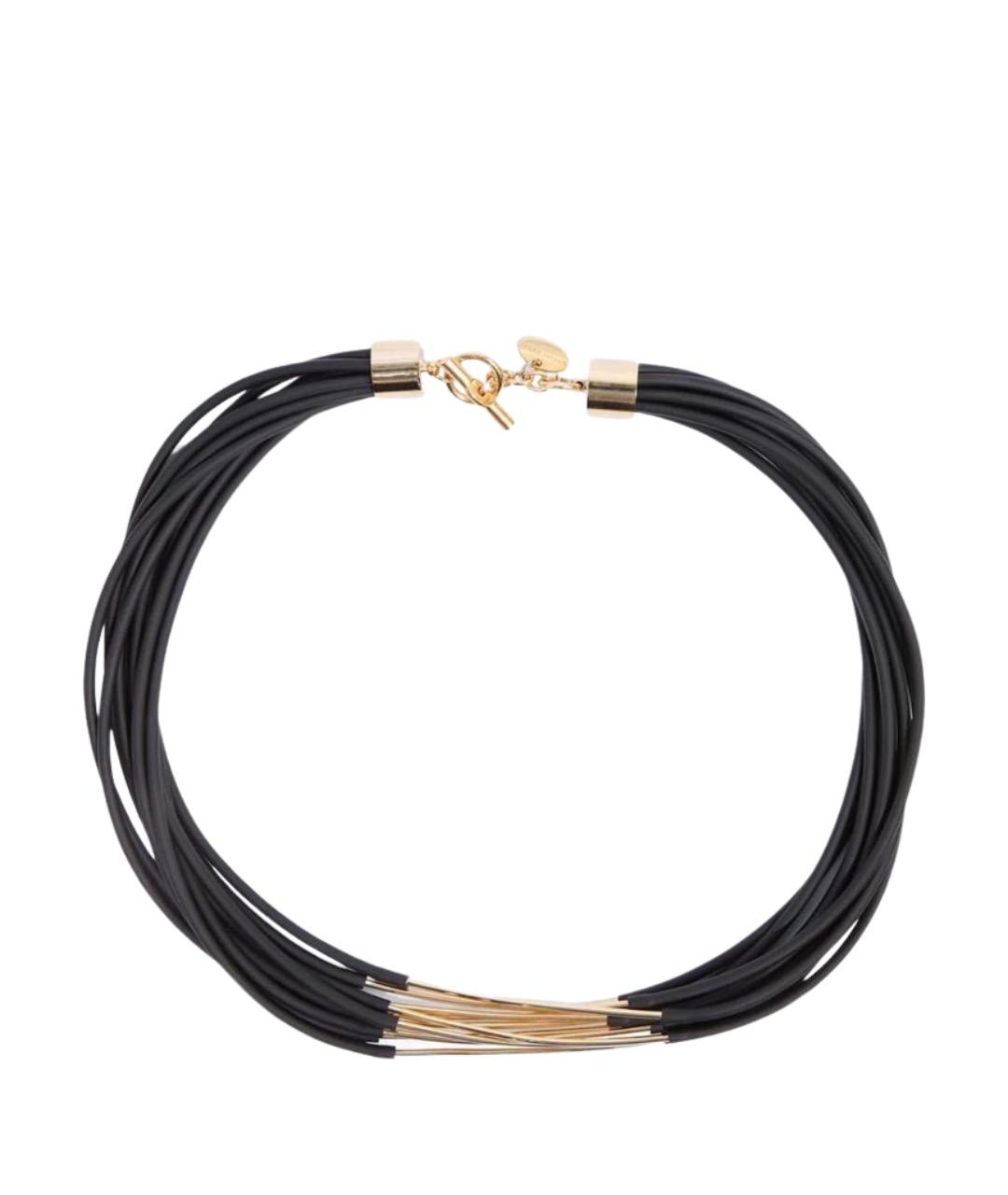 LIVIANA CONTI Черное латунное колье, фото 1