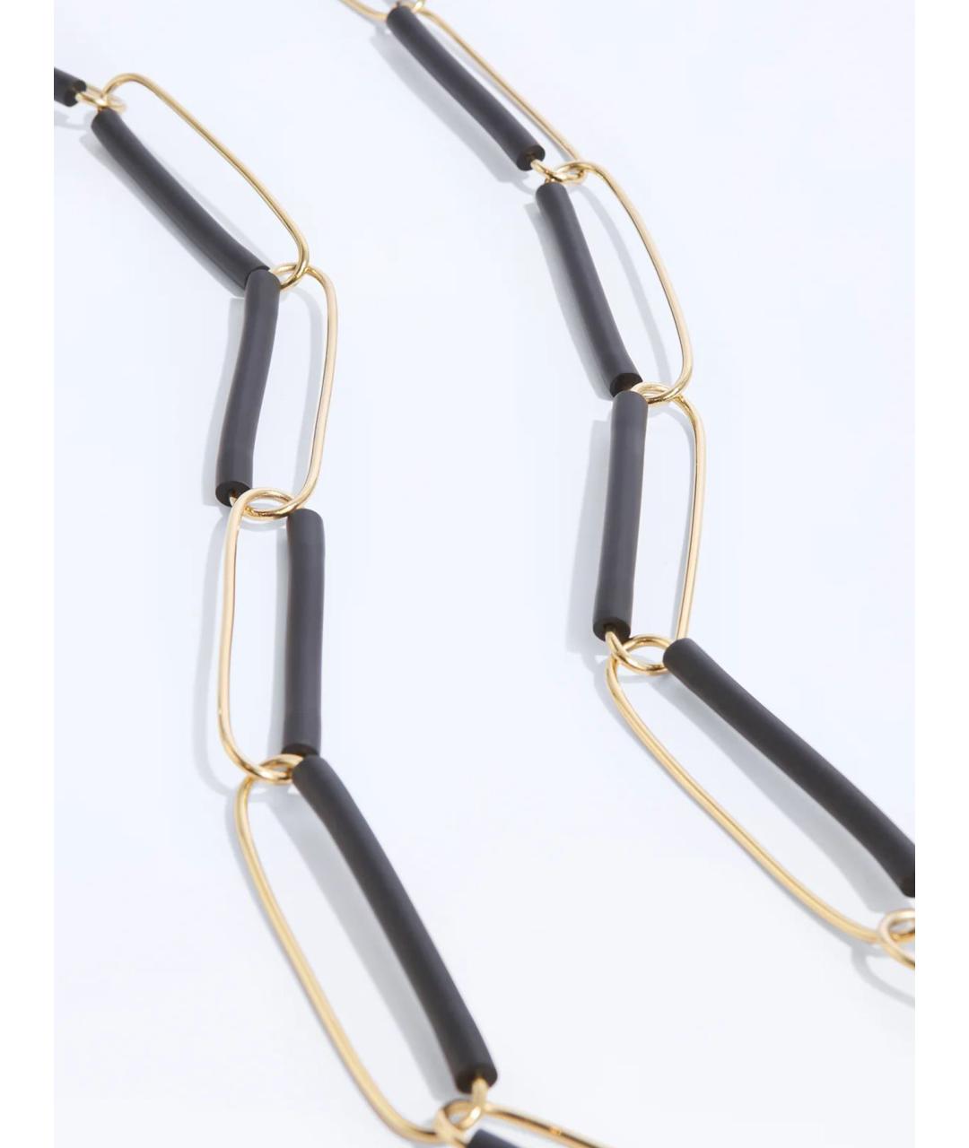 LIVIANA CONTI Черное латунное колье, фото 2