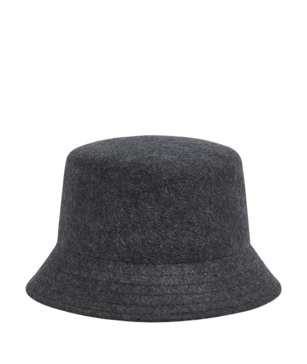 LIVIANA CONTI Серая шерстяная панама, фото 1