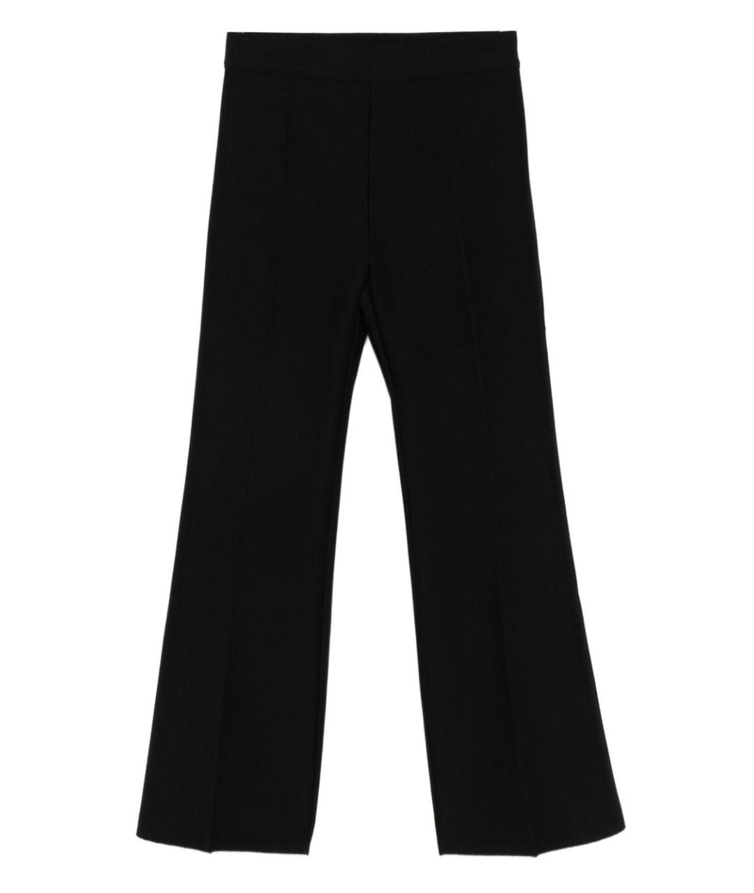 MRZ Черные шерстяные прямые брюки, фото 1