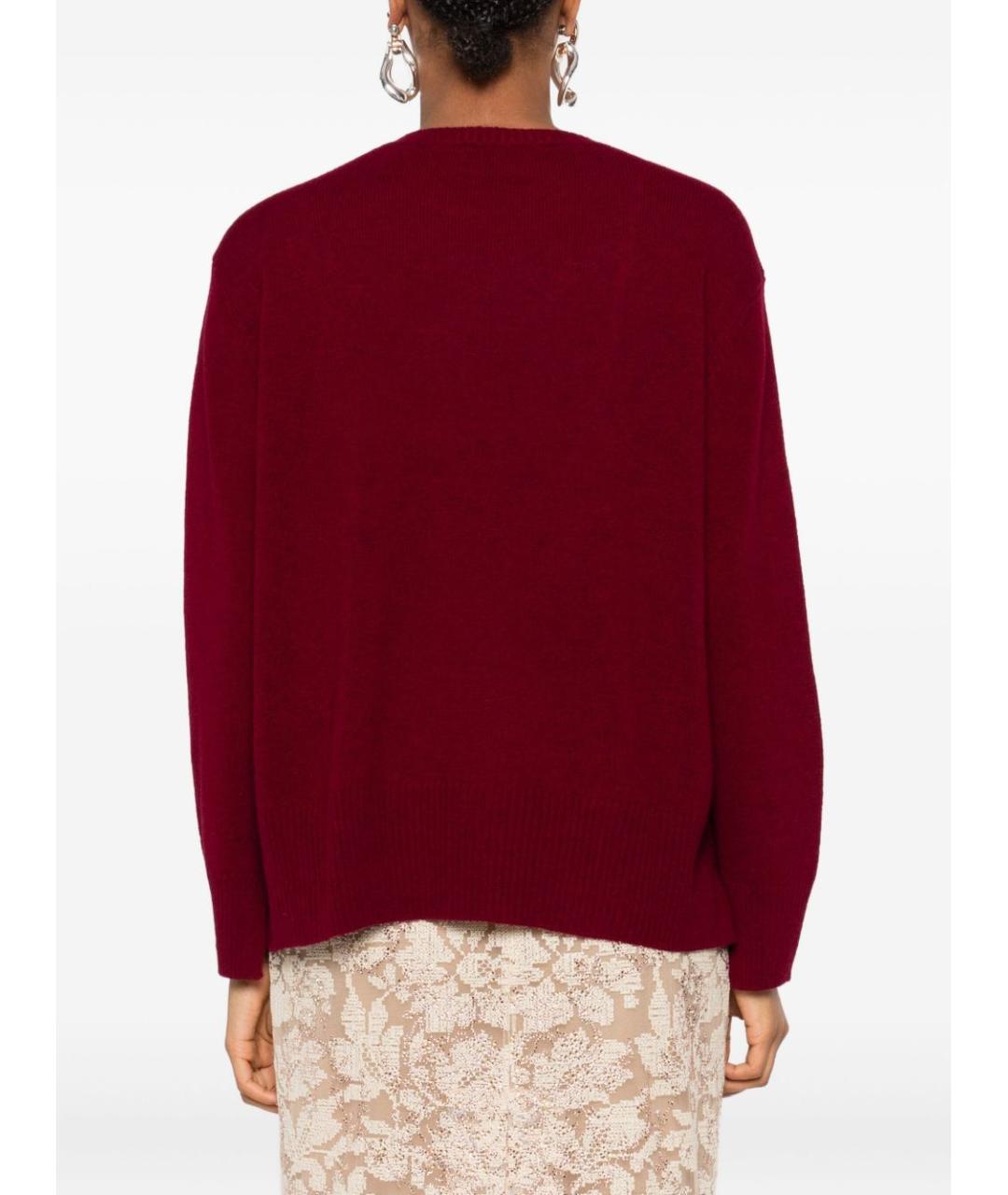 BEYOU Бордовый кашемировый джемпер / свитер, фото 4