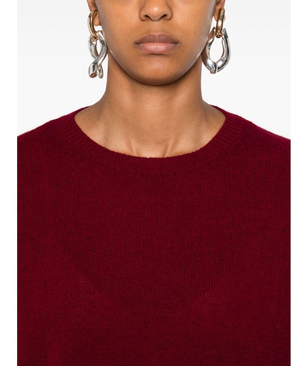 BEYOU Бордовый кашемировый джемпер / свитер, фото 2