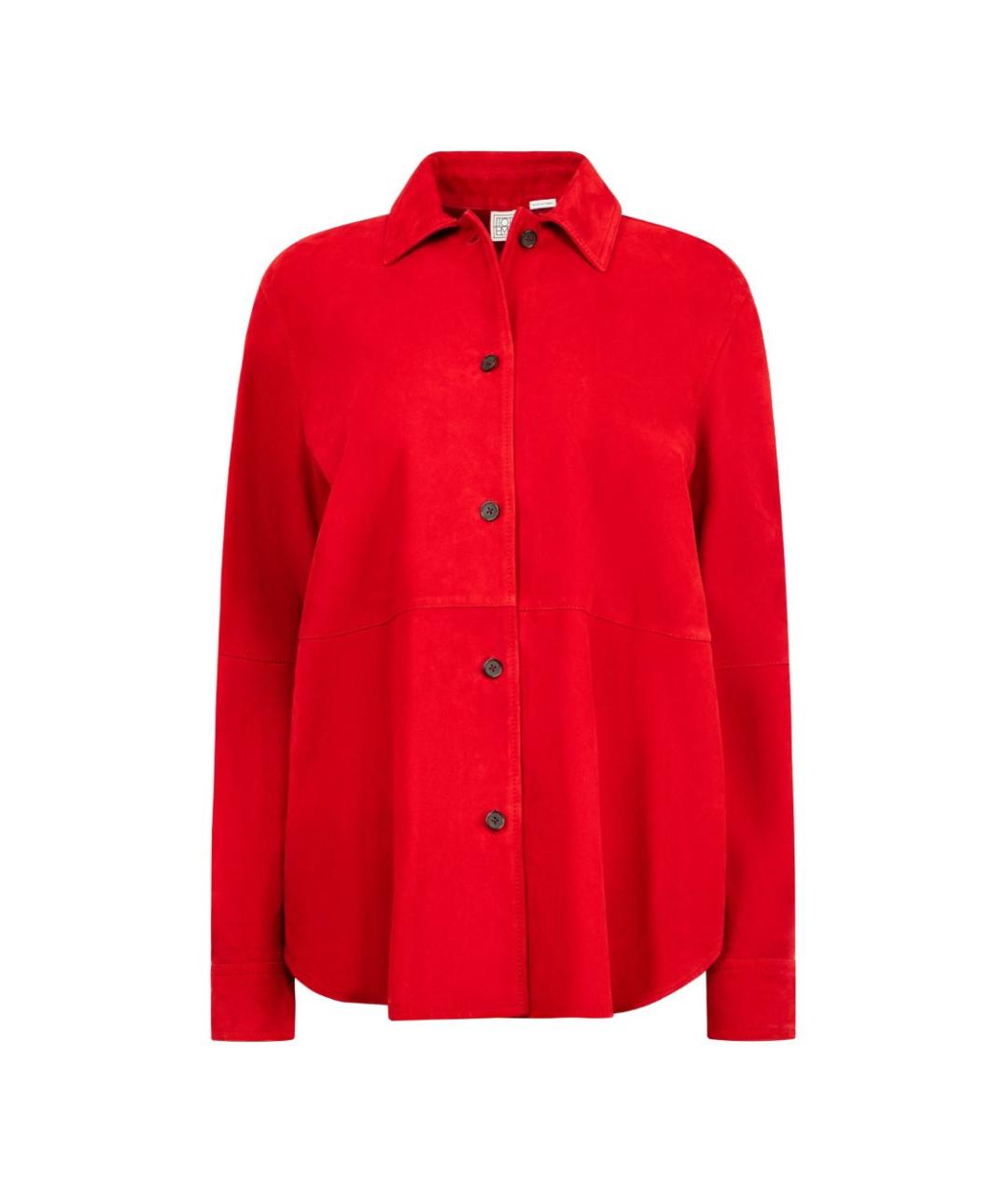 TOTEME Красная кожаная куртка, фото 1