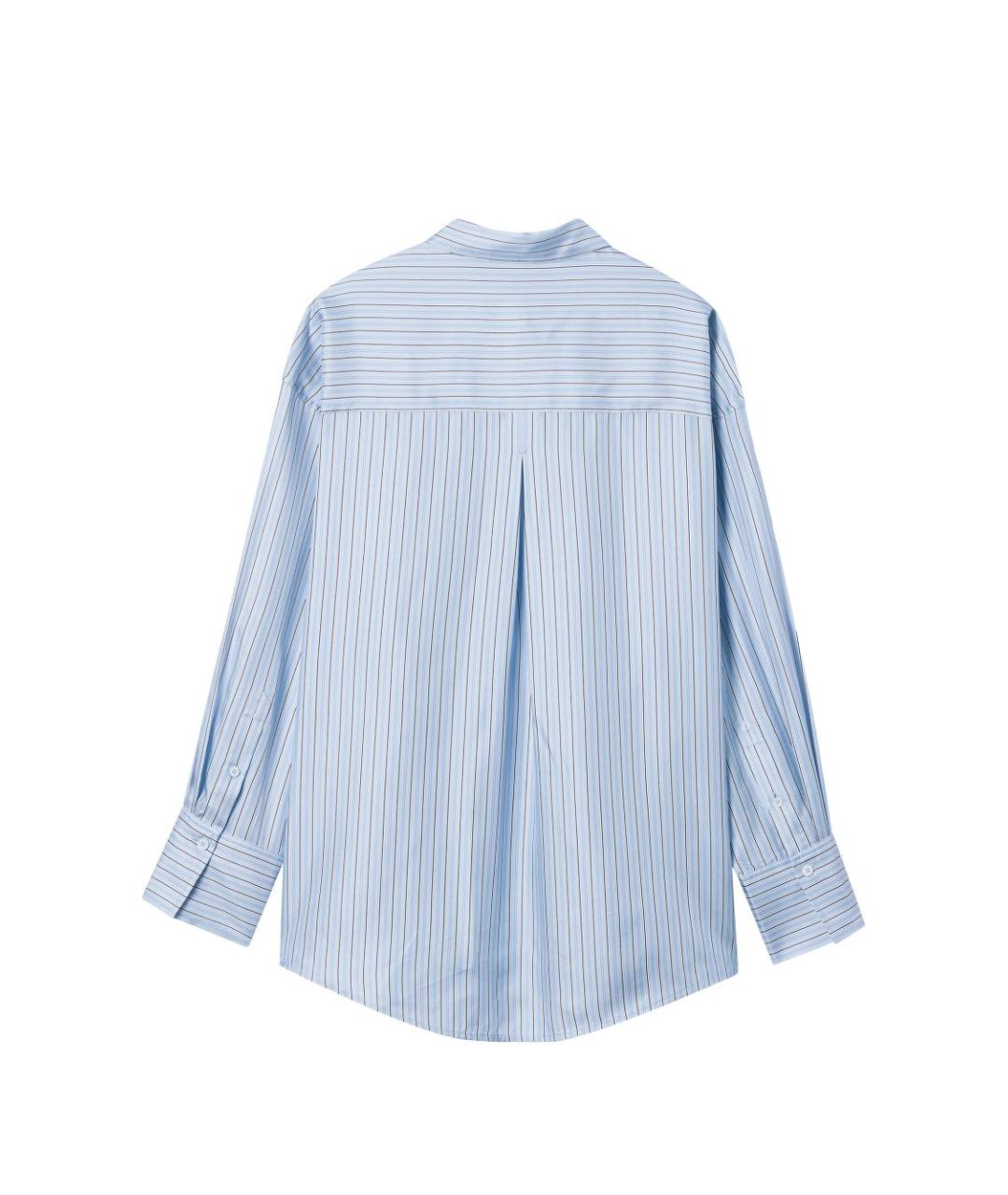 TOTEME Голубая шелковая рубашка, фото 2