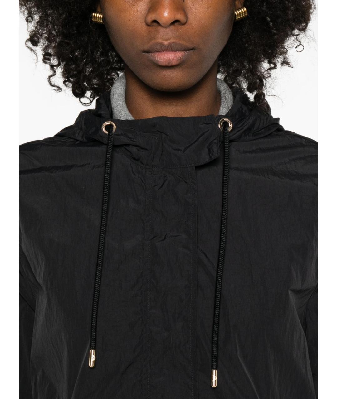 EMPORIO ARMANI Черная полиамидовая куртка, фото 2