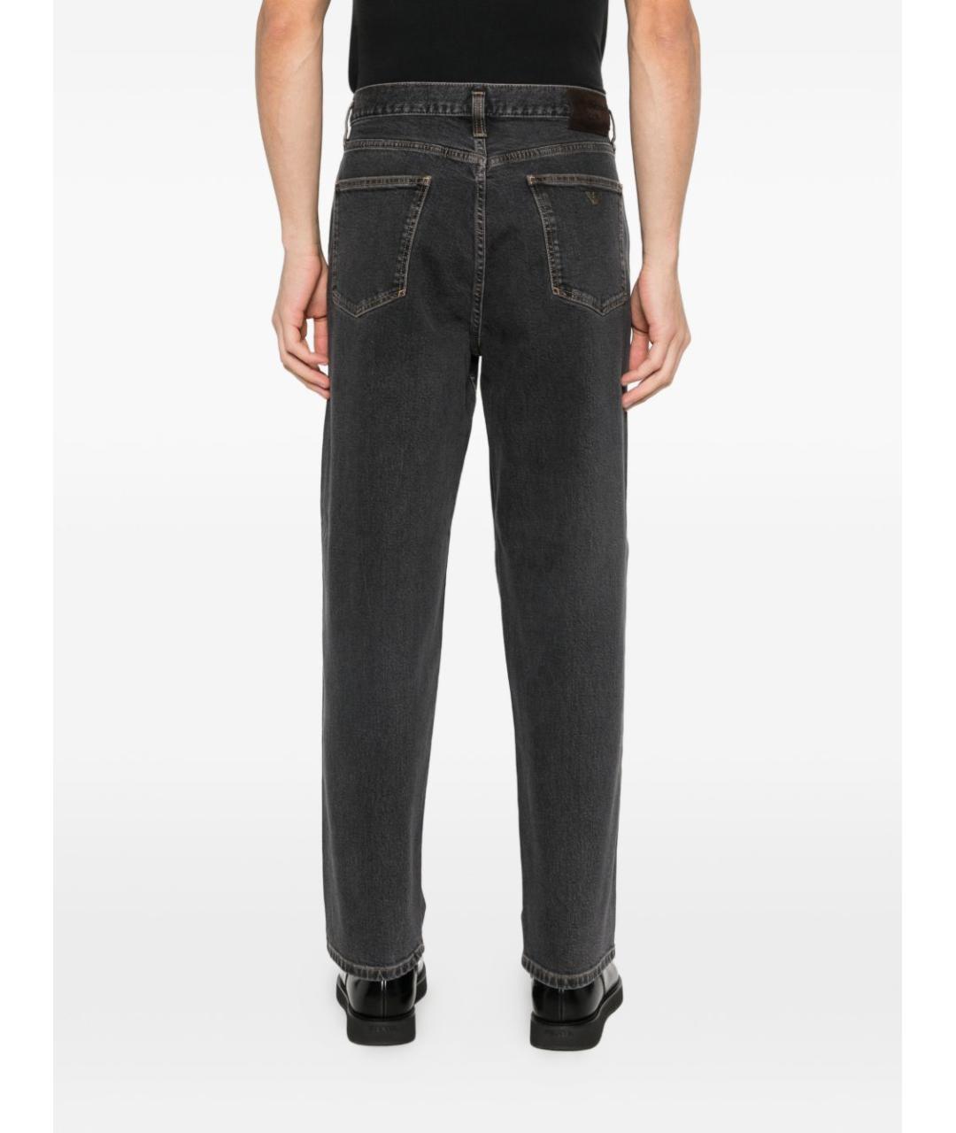 EMPORIO ARMANI Серые прямые джинсы, фото 2