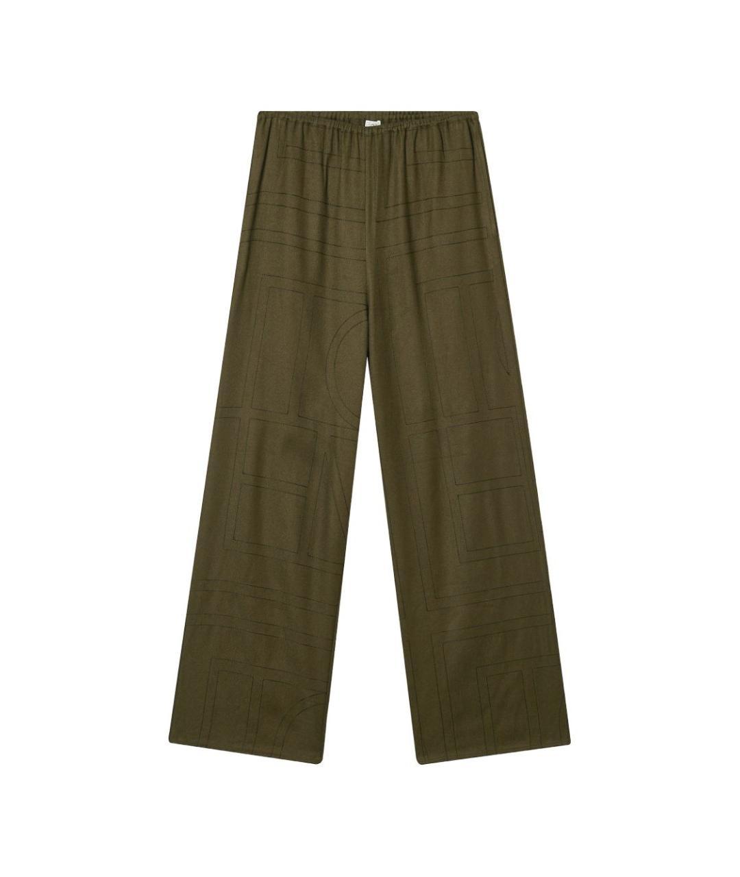 TOTEME Коричневые прямые брюки, фото 3