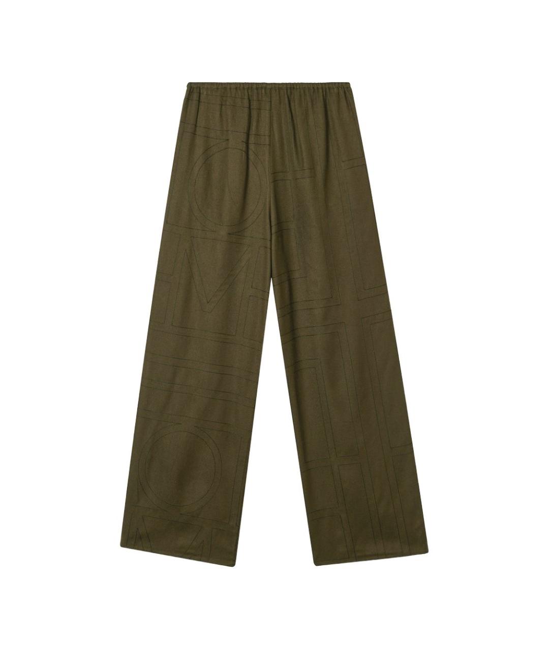 TOTEME Коричневые прямые брюки, фото 2