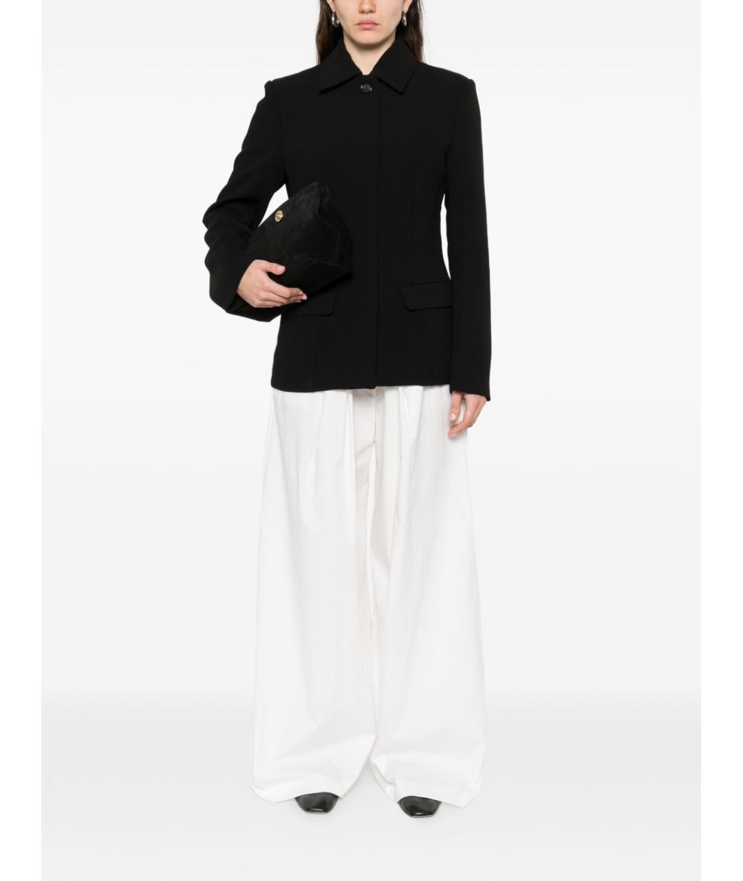 TOTEME Черный вискозный жакет/пиджак, фото 4