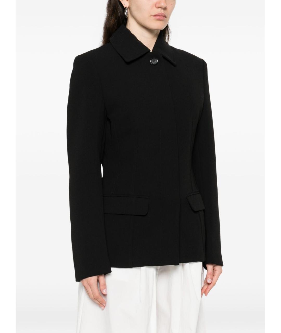 TOTEME Черный вискозный жакет/пиджак, фото 5