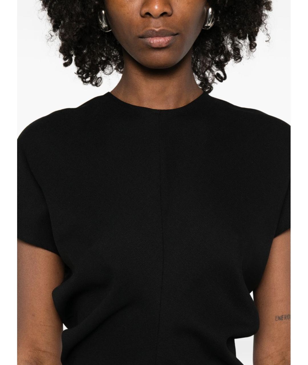 TOTEME Черное шерстяное платье, фото 4