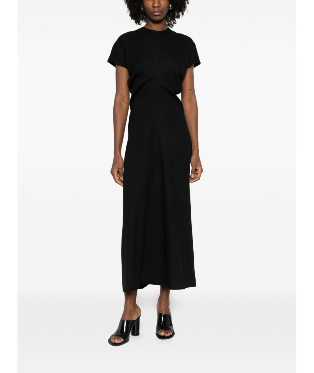 TOTEME Черное шерстяное платье, фото 2