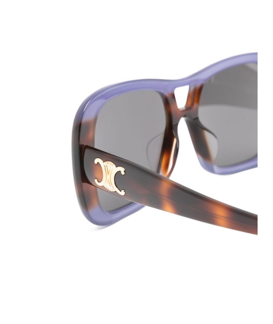 CELINE Мульти пластиковые солнцезащитные очки, фото 3