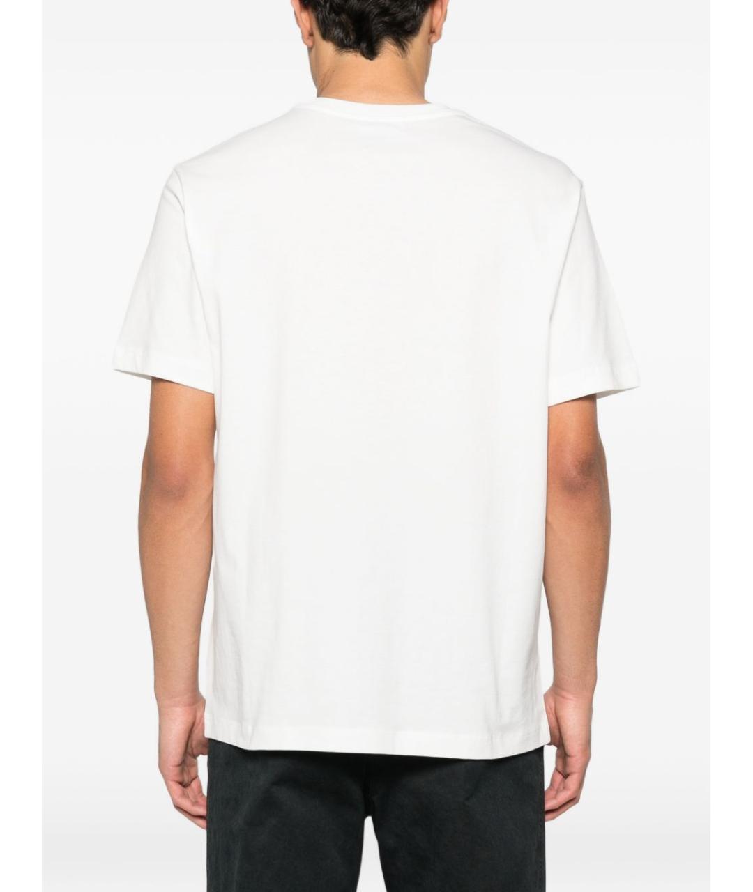 EMPORIO ARMANI Белая хлопковая футболка, фото 2