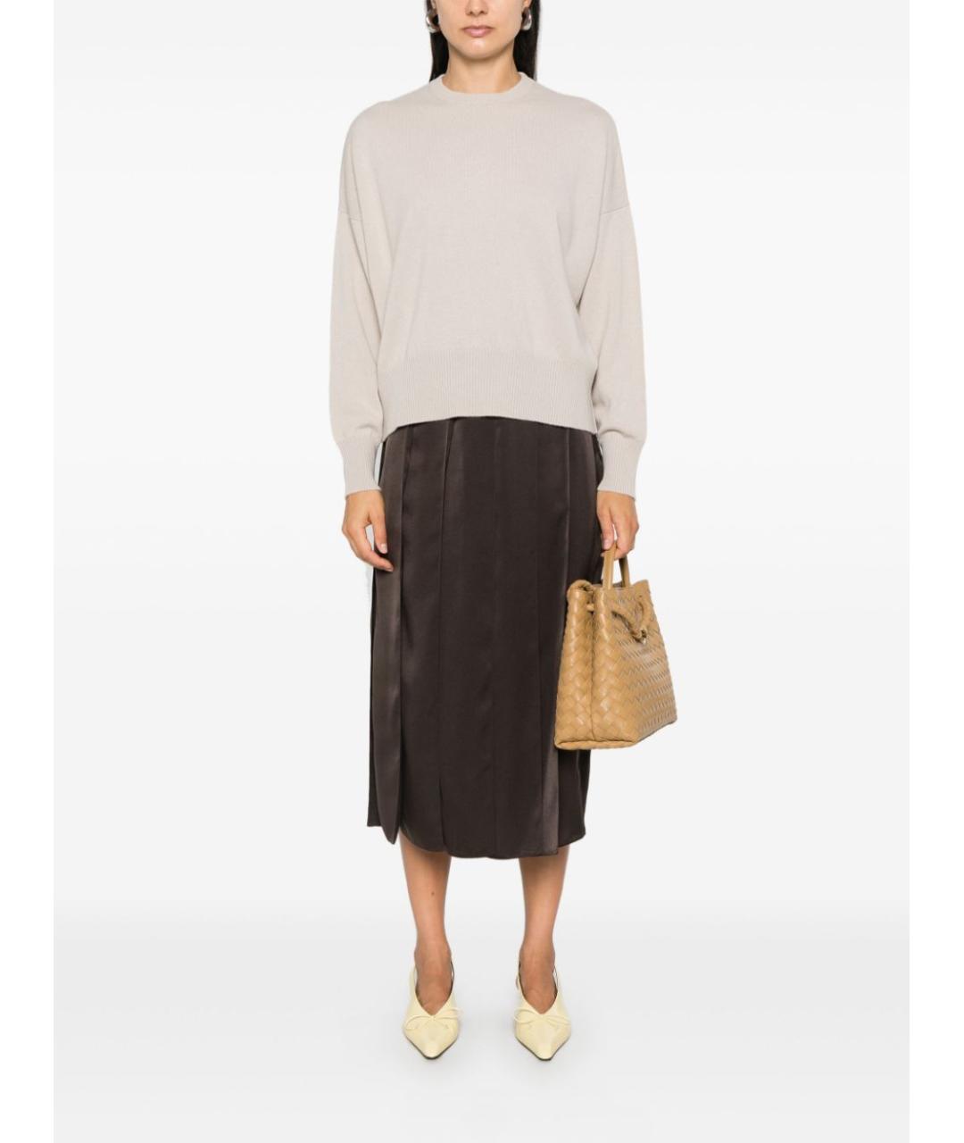 BEYOU Бежевый кашемировый джемпер / свитер, фото 5