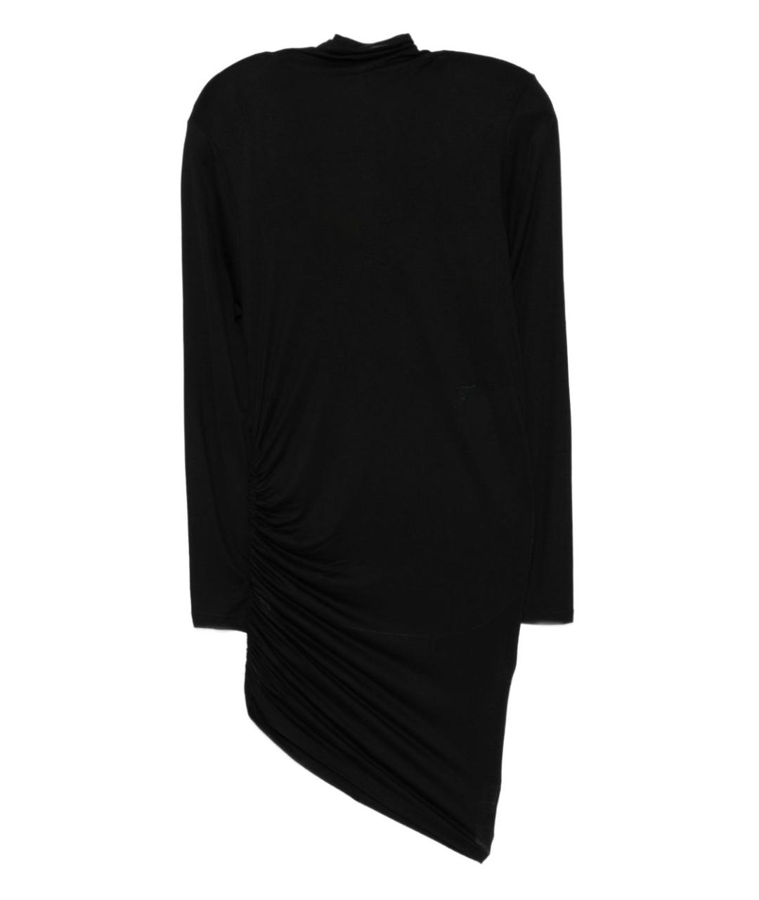 JACQUEMUS Черное шелковое вечернее платье, фото 1