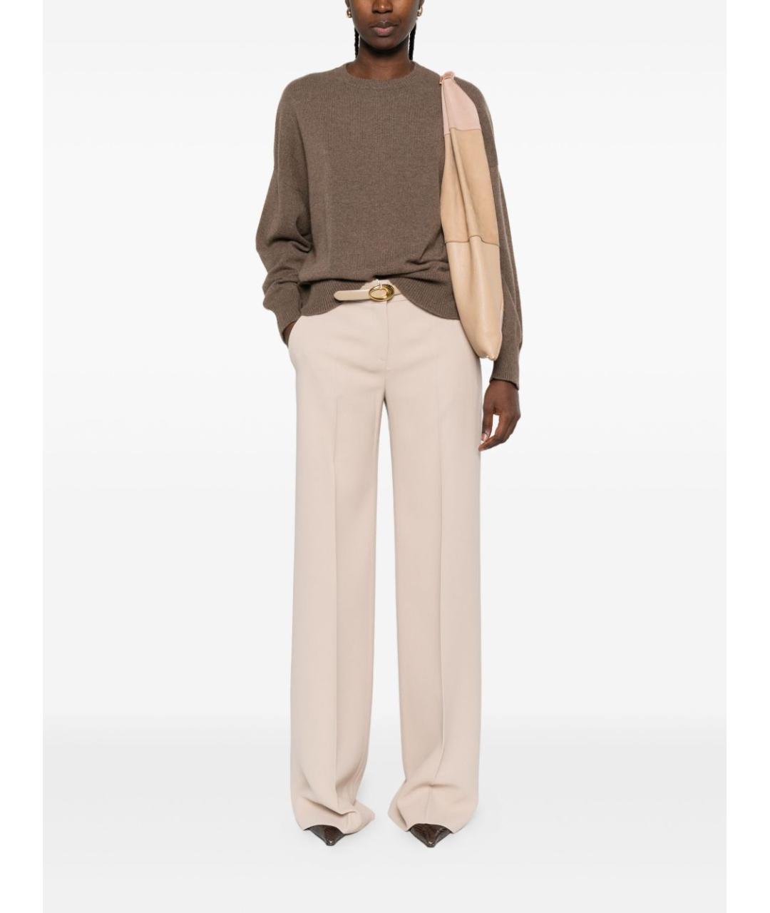 BEYOU Коричневый кашемировый джемпер / свитер, фото 5